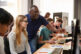 photo of a class training people for Web and data jobs in Youngstown
