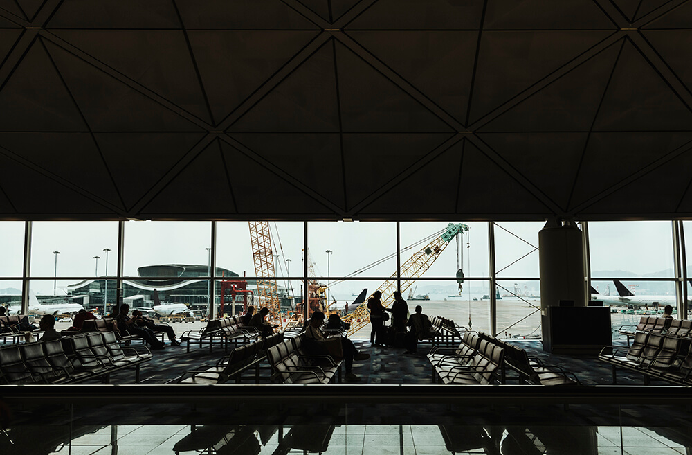 an image of seating area in Youngstown-Warren Regional Airport if it were to be redeveloped and opened for commercial passenger flights.
